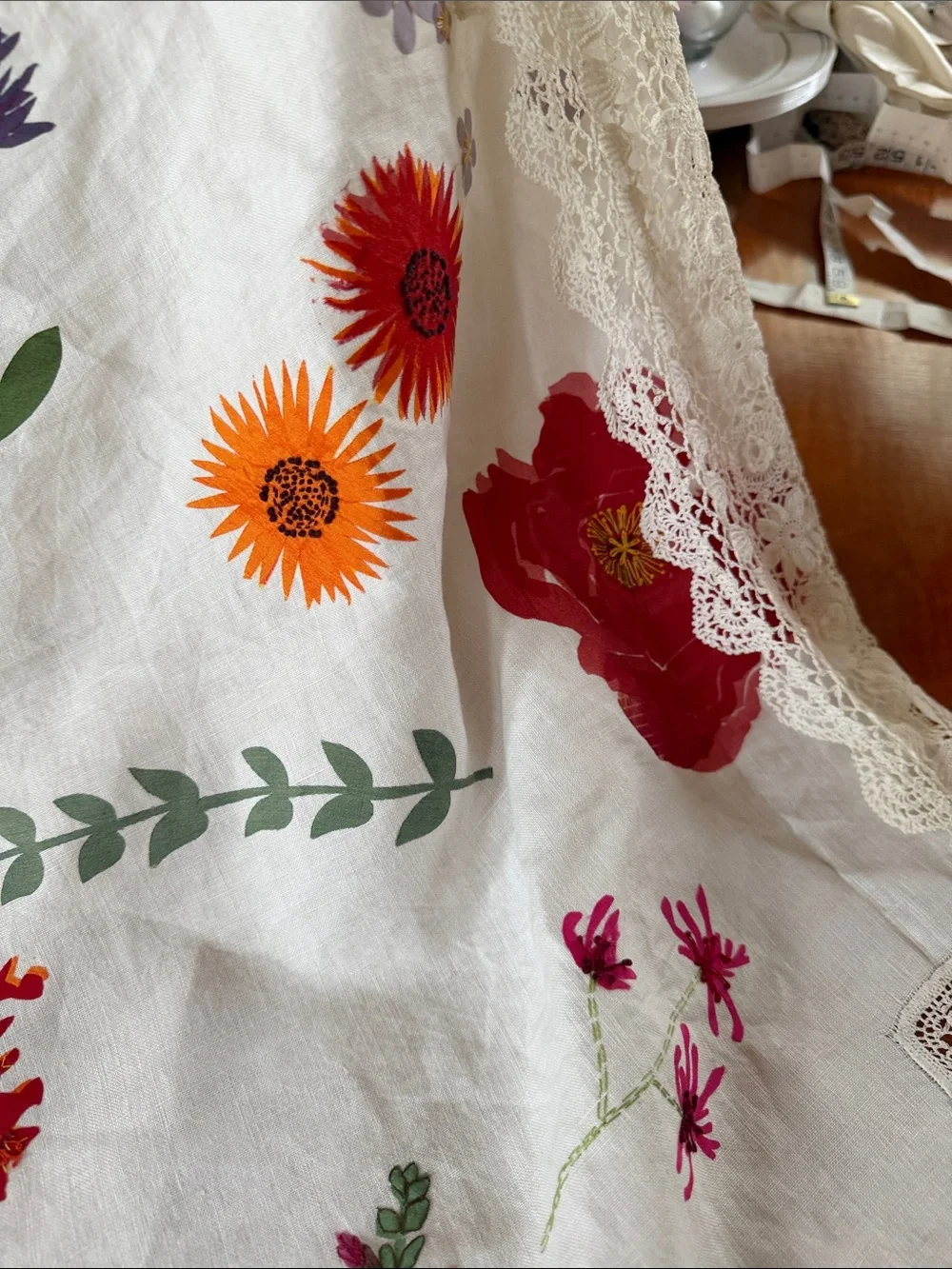 Vintage handmade elegant